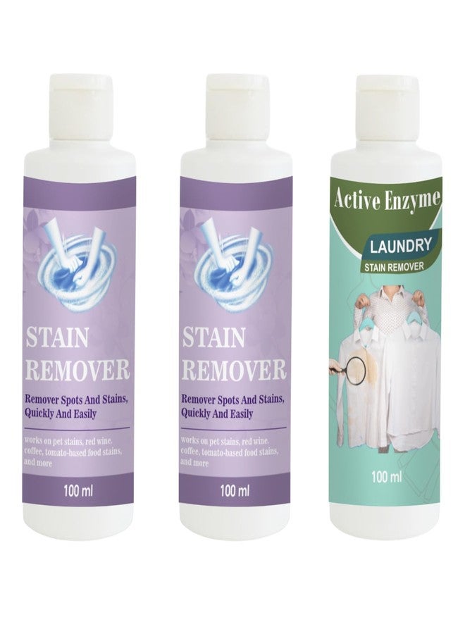 TOOVUS Stain Remover Combo Pack of Purple (Pack of 2) and Pista Stain Remover | Multi-Surface Cleaning Solution for Clothes, Fabrics, Upholstery (100 g Each) - Image 1